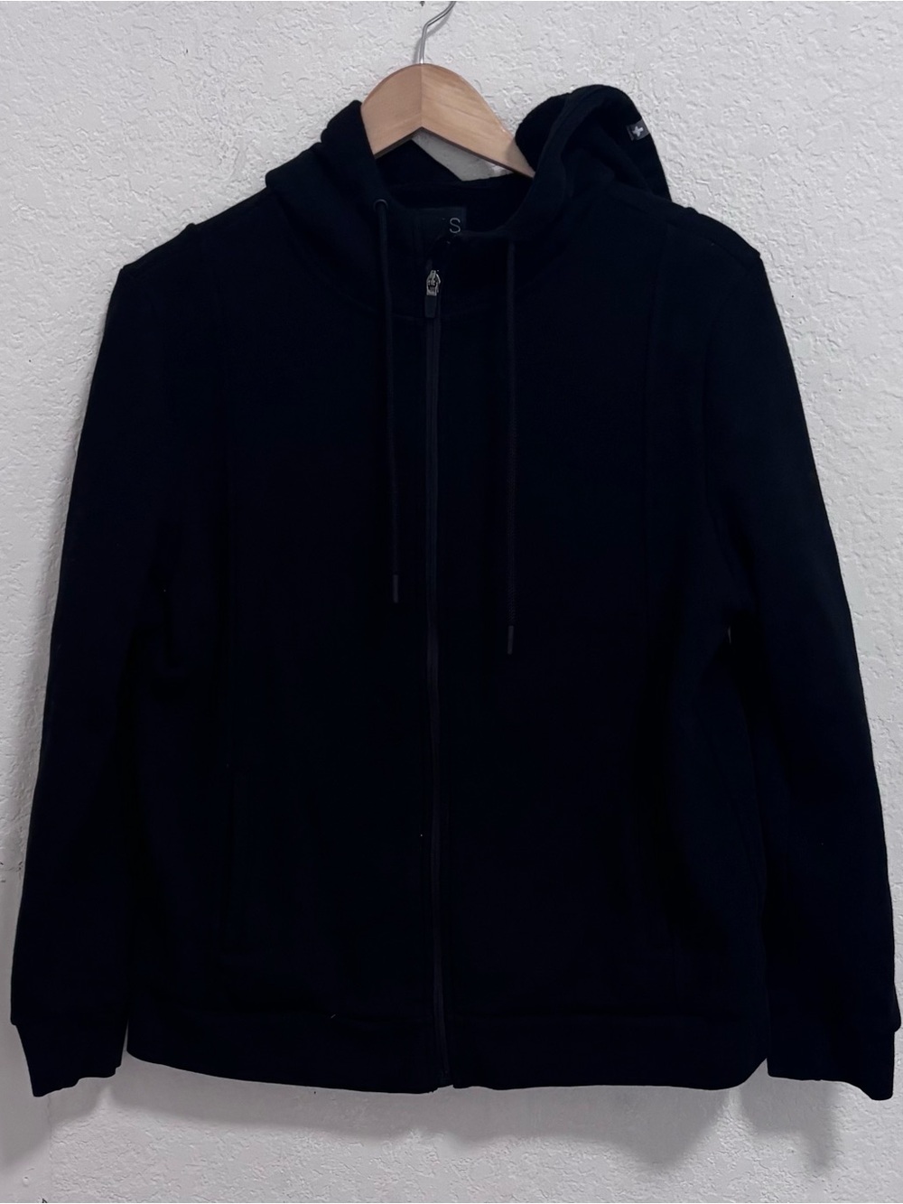 FIGS essential full zip fleece hoodie